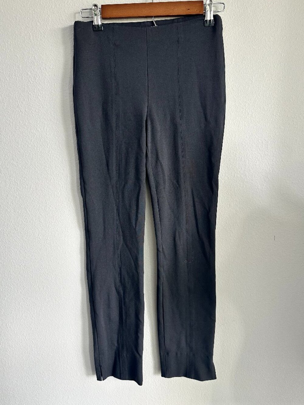 Vince Charcoal Grey Pull On Stretch Slim Fit Pants Small
